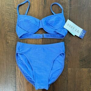 BODY I.D. two piece bikini, size 6, NWT
